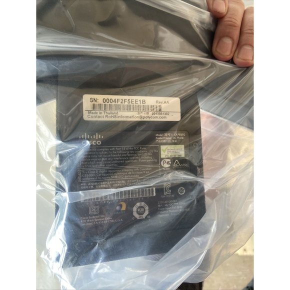 Cisco CP-7937G Polycom Technology IP Unified Conference Station Phone VolP READ - Picture 3 of 5